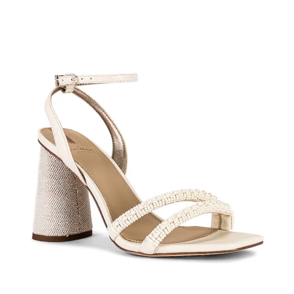Kia Beads Sandal in Modern Ivory